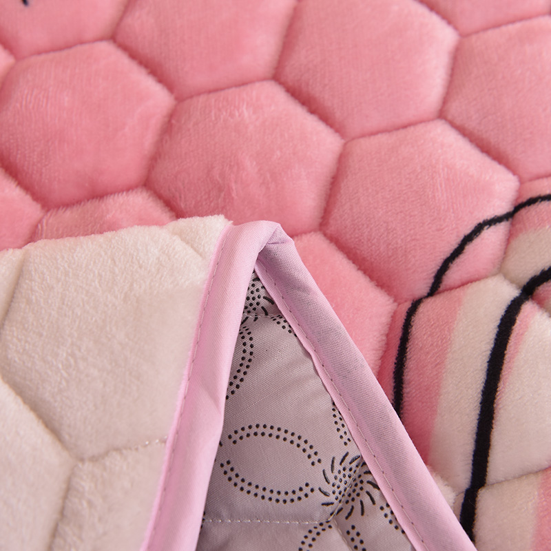 牛奶绒床垫褥子软垫家用加厚宿舍学生床单人住校铺W垫被薄款法兰