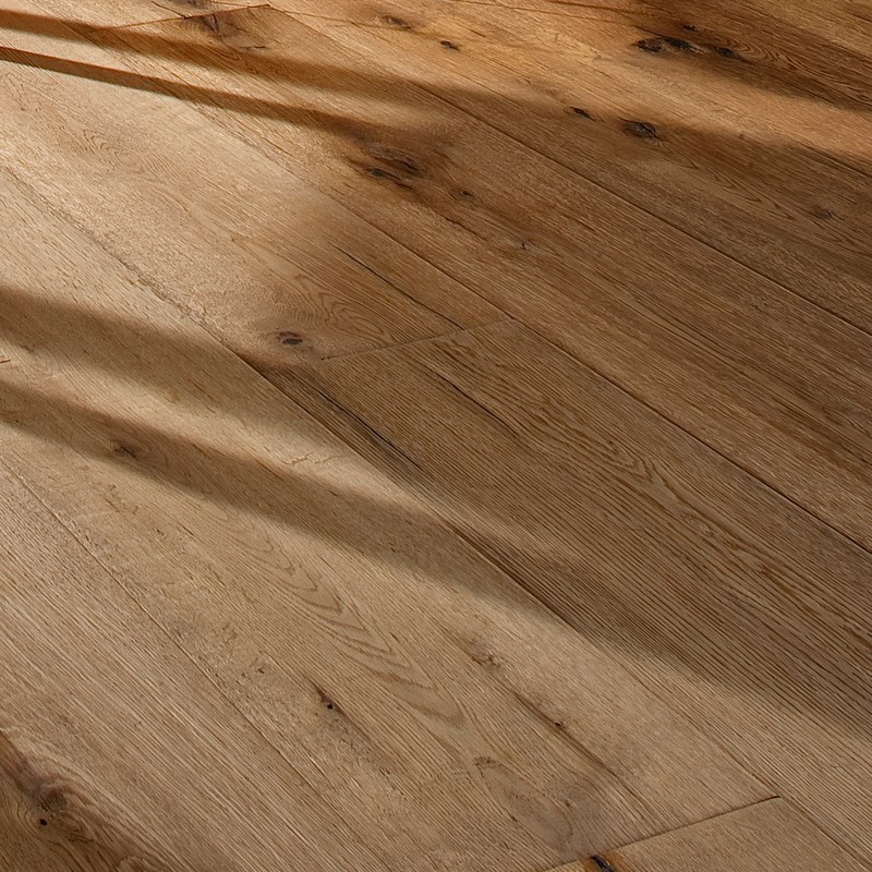 韵质信原木三层实木地板地暖锁扣环保卧室地板橡木地板厂家只想问