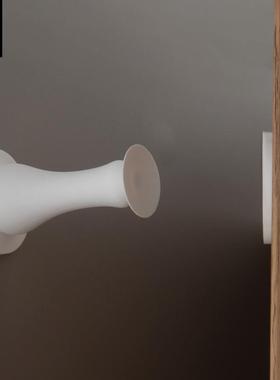 Pollard免打孔硅胶门吸门碰卫生间防盗门玻璃防撞强磁静音