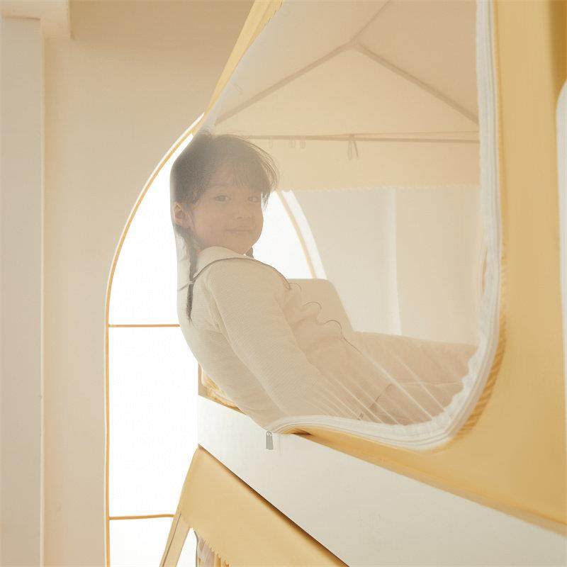 子母床蚊帐遮光帘一体式上下铺专用2025新款男女儿童防摔床上帐篷,床上用品,蚊帐,淘宝优惠券,粉丝福利购,淘宝优惠卷