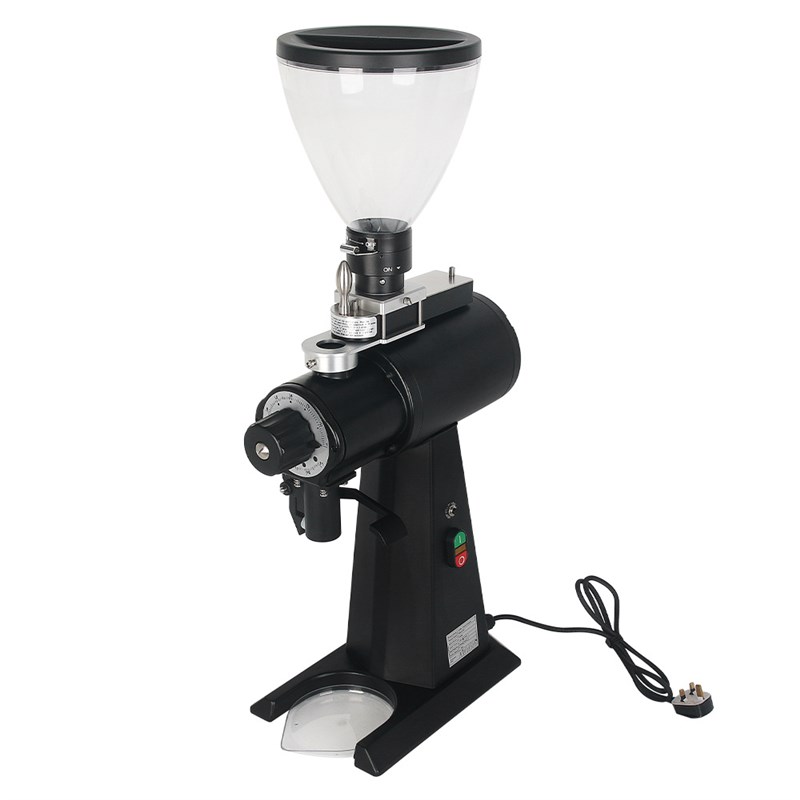 查实米商用出粉咖啡磨豆机98mm刀盘防静电咖啡粉不结块咖啡磨豆机