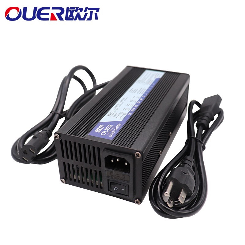 电动叉车 48V 6A 铝壳充电器 可用于55.2V铅酸电池 接头可选