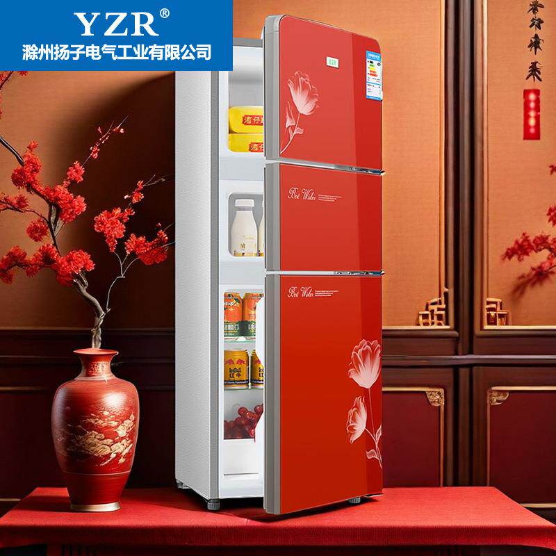 l租房专用超薄尺寸电冰箱家用双门三门小型宿舍冰柜一级能耗110cm