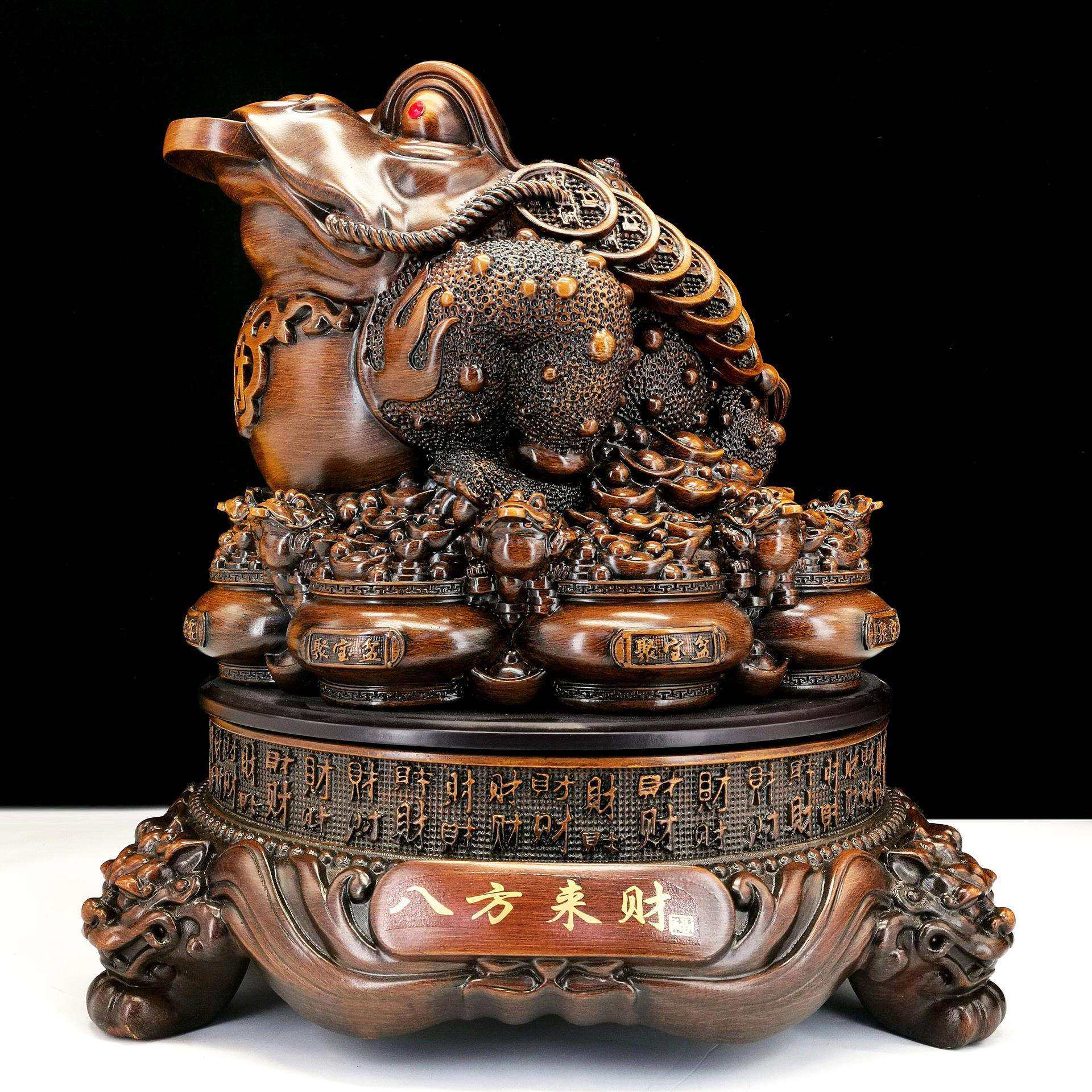 招财三足金蟾蜍摆件办公桌风水装饰金蝉踩聚宝盆工艺品收银台摆设,模玩/动漫/周边/娃圈三坑/桌游,模型制作工具/辅料耗材,淘宝优惠券,粉丝福利购,淘宝优惠卷