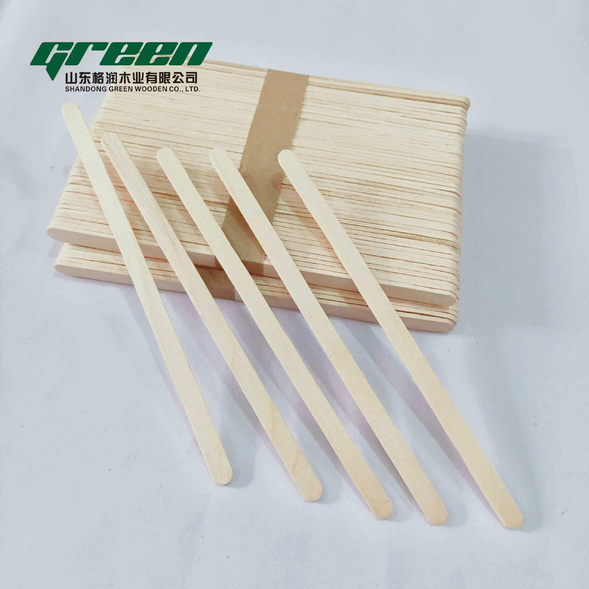 原木色160mm雪糕棒 冰棍棒 木条棒 小木棍木片雪糕棍工厂加工制作