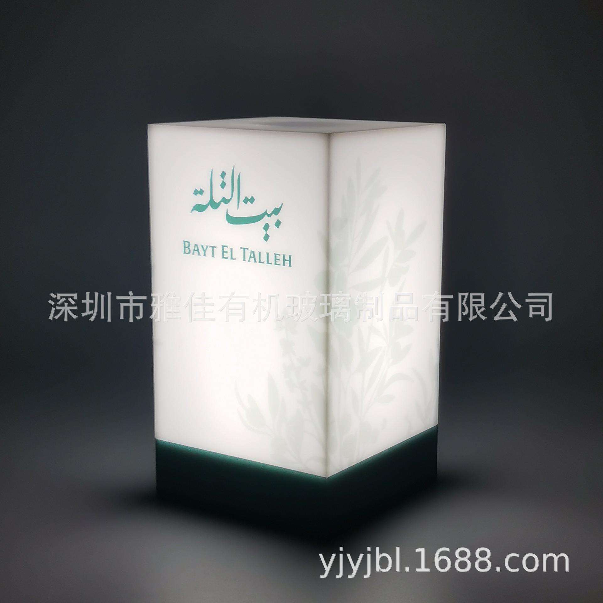 厂家直销亚克力桌面灯箱柜台广告灯箱有机玻璃小型灯箱
