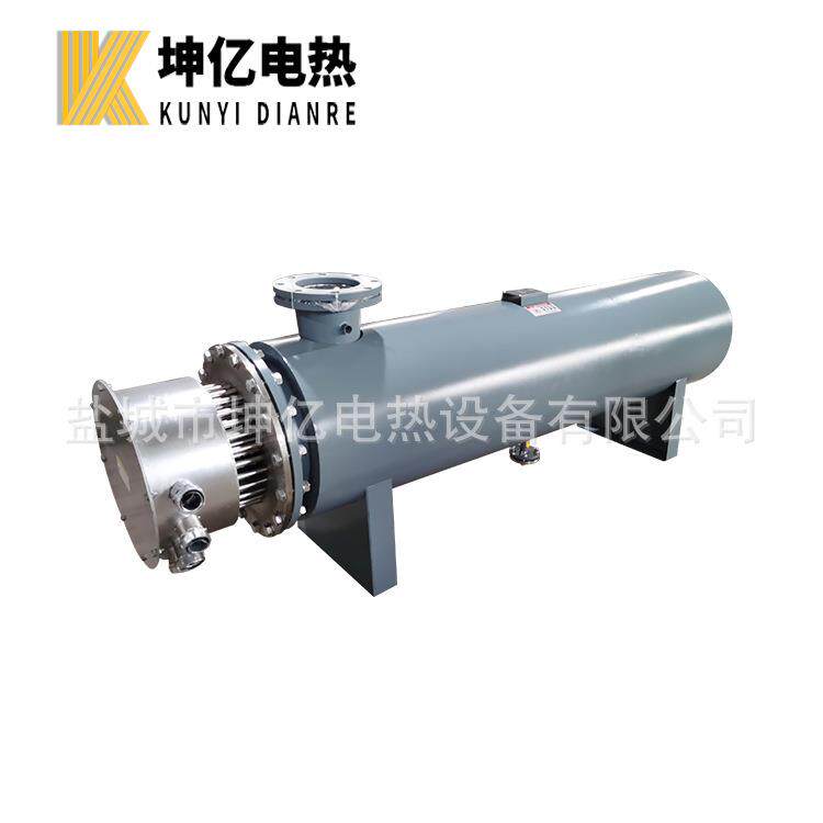 坤亿电热 防爆管道加热器 重油加热器 工业液体循环电加热器