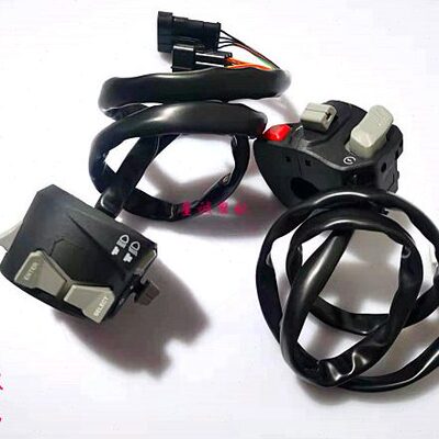 闪QJ300-12左组合喇叭300转向变光开关右大灯熄火开关线