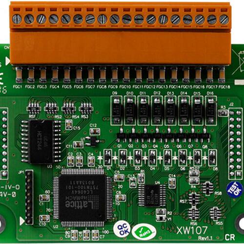 XW107 8路非隔离数字量输入和8路非隔离数字量输出