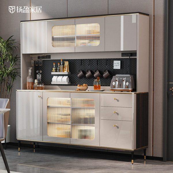 绿派轻奢岩板餐边柜现简约柜一体靠墙家用客餐厅储物柜橱柜,商业/办公家具,餐柜,淘宝优惠券,粉丝福利购,淘宝优惠卷