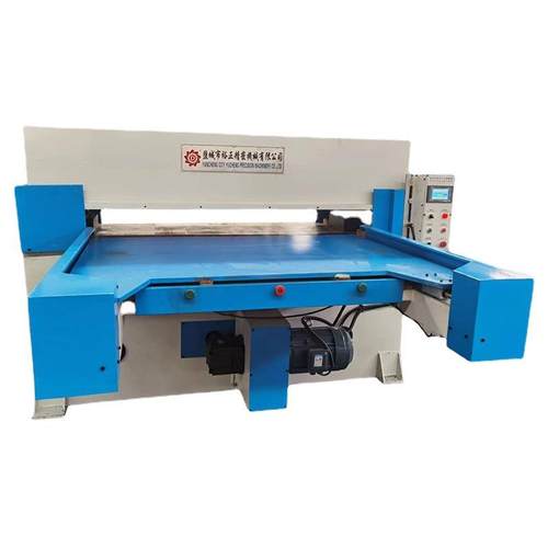 单边自动送料裁断机输送带包装吸塑液压下料机海绵皮革四柱裁断机