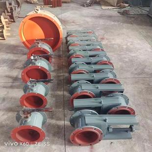 电动插板阀沟渠排水闸阀门气动卸料闸板阀排污水手动闸门150现货