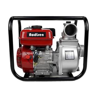供应168动力6.5马力7米吸程28m扬程三寸3inch灌溉抗旱汽油机水泵