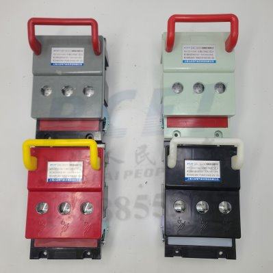 上海人民电气HR6 160/310 100A 63A熔断器式隔离开关工地箱款紫铜