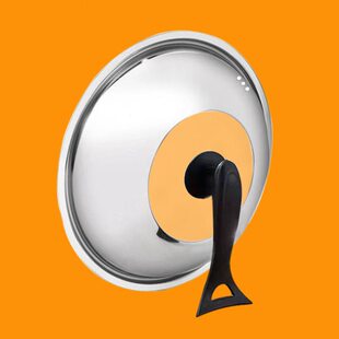 锅盖家用24/26/28/30/32/34cm炒锅盖子汤锅煎锅蒸锅通用可立把手