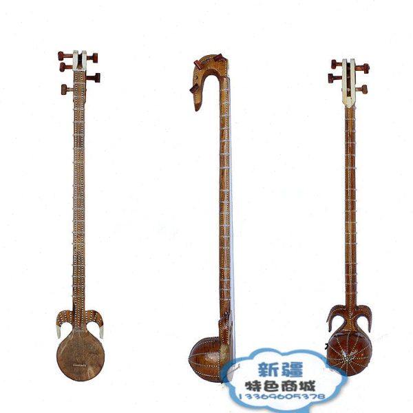 新疆民族手工乐器维吾尔族本土民族乐器85厘米演奏琴牛皮热瓦普