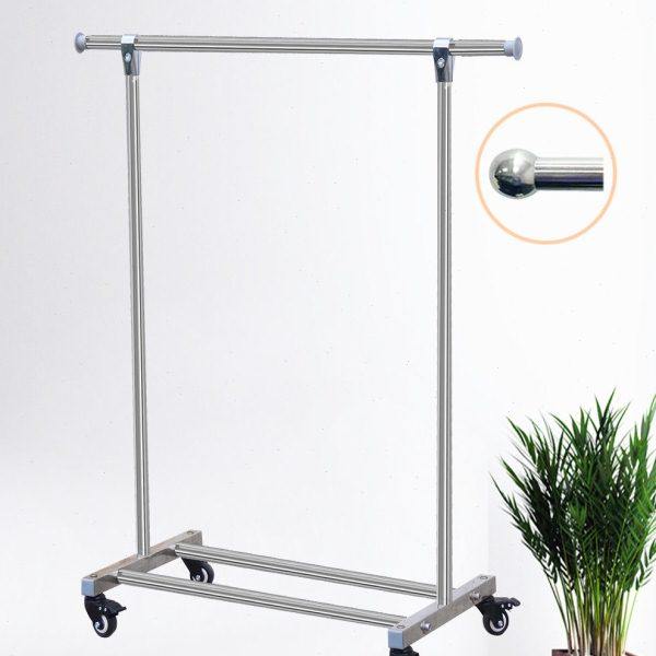 移动单杆晒衣架被子304不锈钢晾衣架置地阳台挂衣架伸缩衣杆定制,收纳整理,置地/升降晾晒衣架,淘宝优惠券,粉丝福利购,淘宝优惠卷