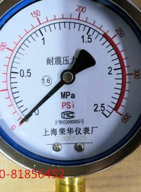 耐震压力表YTN-100 -0.1MPA 0.4MPA 0.6MPA 1MPA 2.5MPA 4MPA 6MP