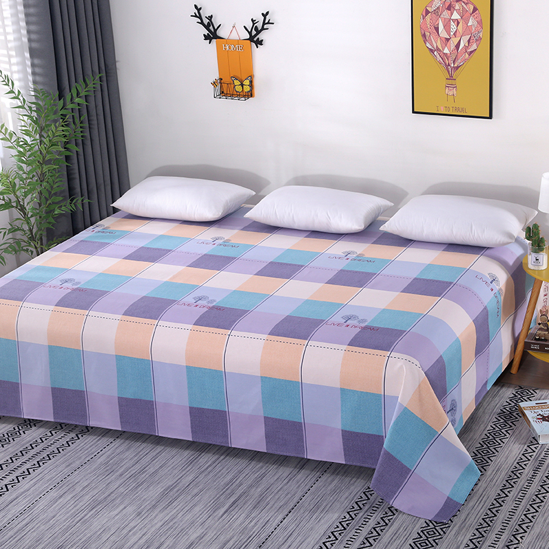 农村土炕炕单加厚防滑大床单双人榻榻米3米4米纯棉老粗布秋冬新品