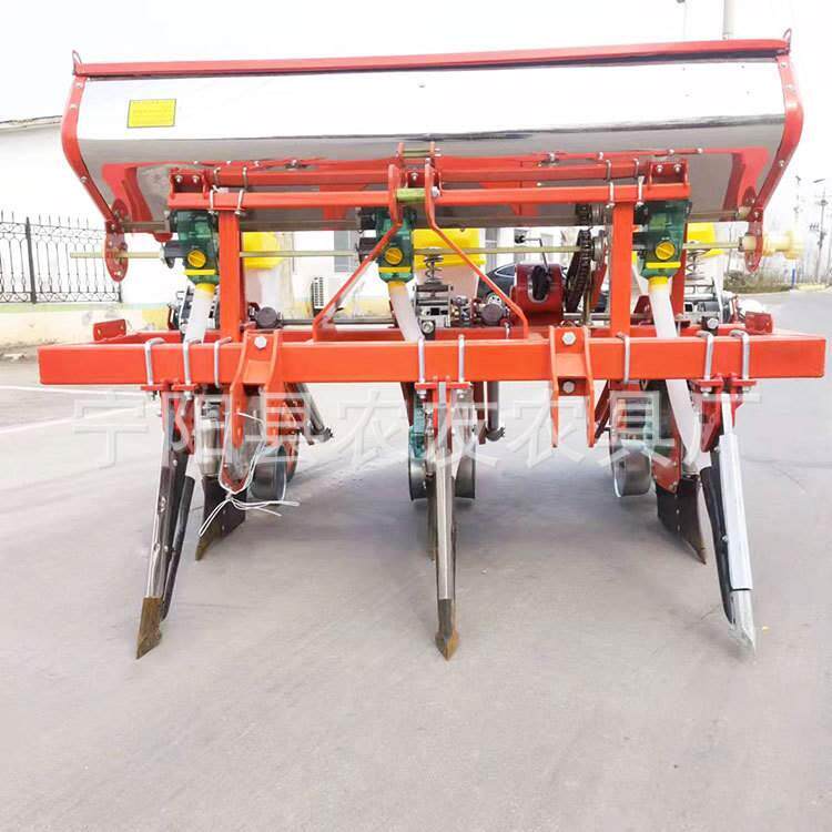 实心施肥腿玉米播种机3行4行新悬浮玉米精播机深浅可调16档变速