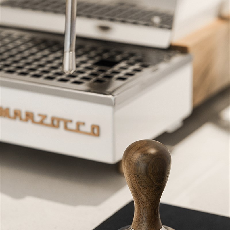 IYR7轰炸机意式咖啡机不锈钢粉锤 实木手柄压粉器 51/58mm 压粉器