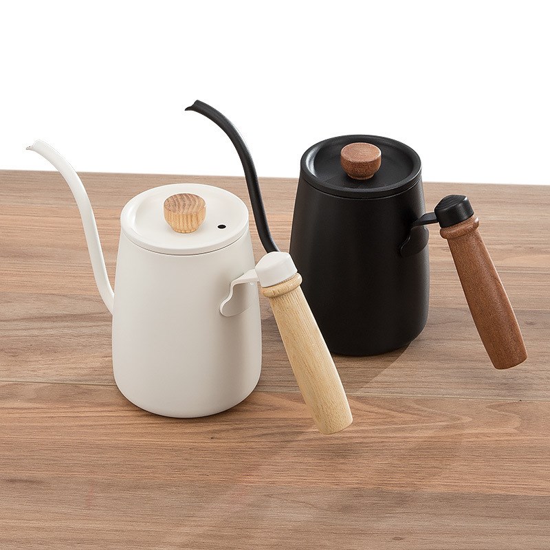 手冲咖啡壶挂耳长嘴水壶不锈钢咖啡粉器具家用细口壶600ml