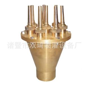 铜喷头 1寸半DN40中心直上喷头 喷泉 水景景观 园林喷泉喷头