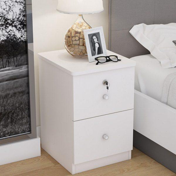 床头柜超窄20/25/30cm收纳柜简约现代小型迷你卧室带锁床边储物柜,住宅家具,床头柜,淘宝优惠券,粉丝福利购,淘宝优惠卷
