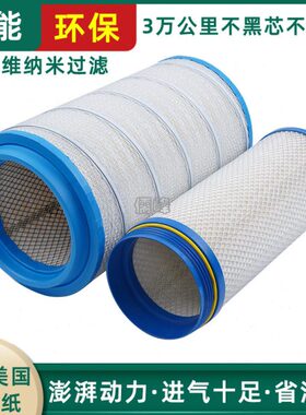 K2846PU空气滤芯适配新款汕德卡G7 460 480 540 豪沃TH7空气滤芯