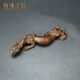 实心纯铜铜雕螭龙小摆件黄铜神兽长龙铜宠铜瑞兽把玩件古玩小铜器