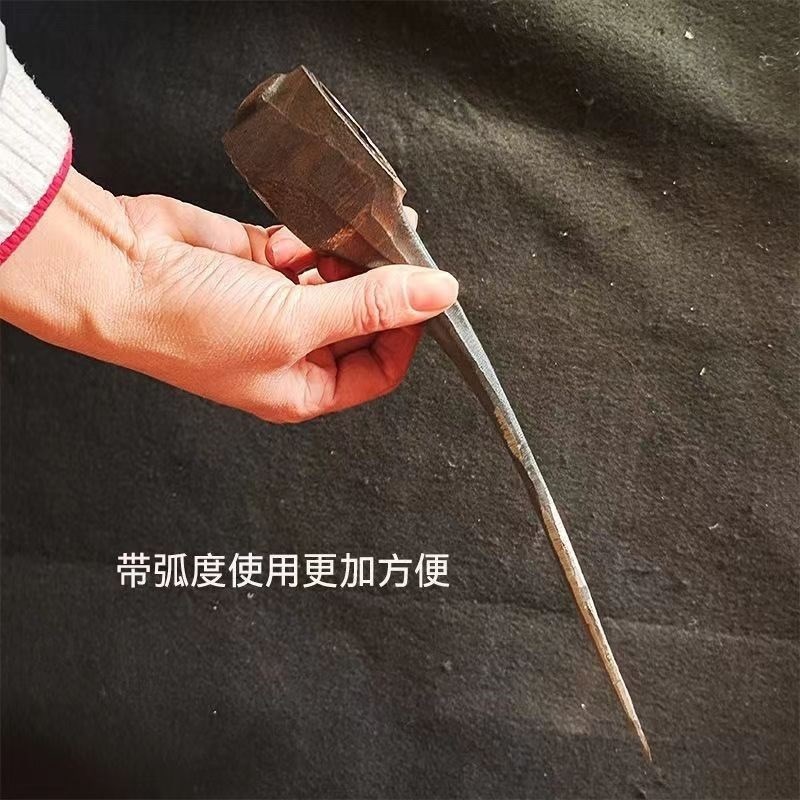 #手工锻打汽车连杆加厚锄头镐头镢头农具刨树根农用挖笋园艺锰包