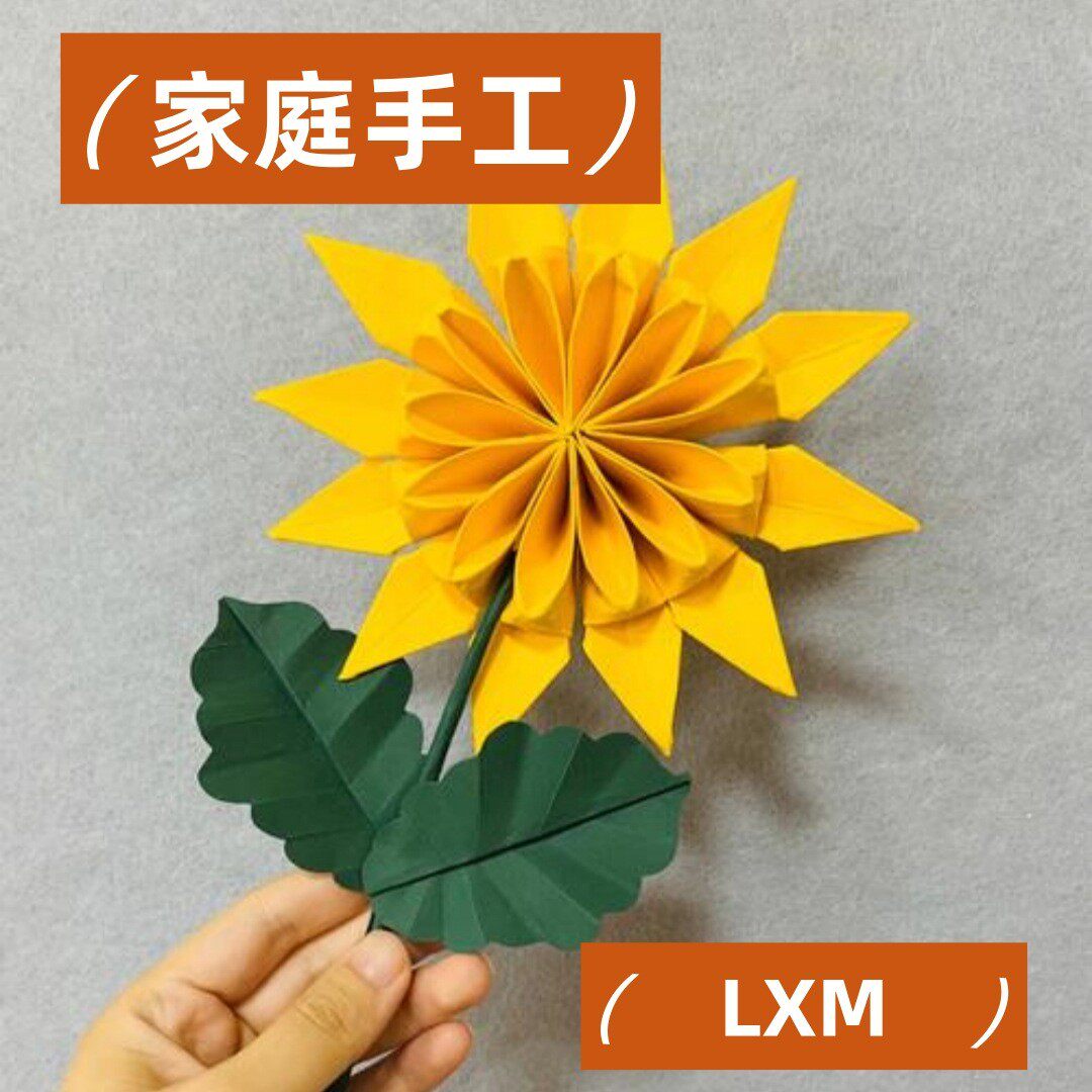 【家庭手工】创意礼品-手工向日葵花-可可-新三