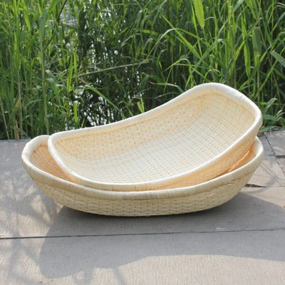 笸箩柳编簸箕馒头筐卤菜现捞筐箩筐藤编收纳筐卤肉筐饼筐超市干货