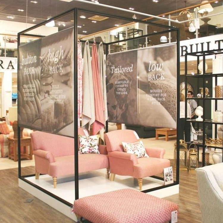 家居博览会展示架快装商场展厅快展屋架直播间框架铝合金背景桁架