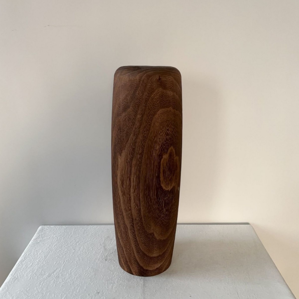 花瓶摆件落地复古大花瓶干花装饰插花木质工艺品