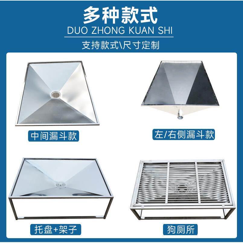 不锈钢狗笼狗厕所漏斗托盘狗笼子底盘大型犬接尿盘接粪盘莱特