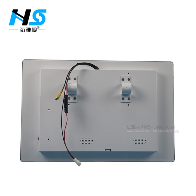 客安达17/19/22寸背挂车载显示器 车用手机同屏 公交车液晶广告机