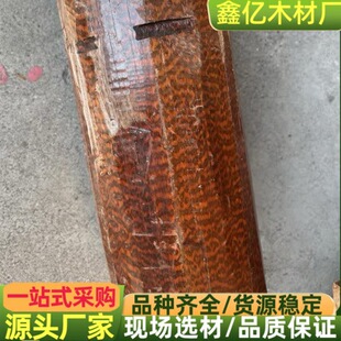 蛇纹木 鳝纹木 工艺品料 原木苏里南蛇纹木蛇桑木 鳝纹木 防腐木