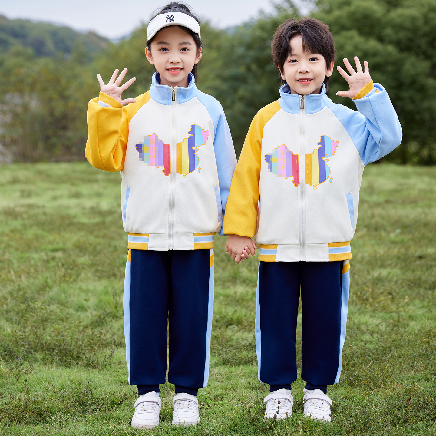 小学生校服学院风班服演出服套装