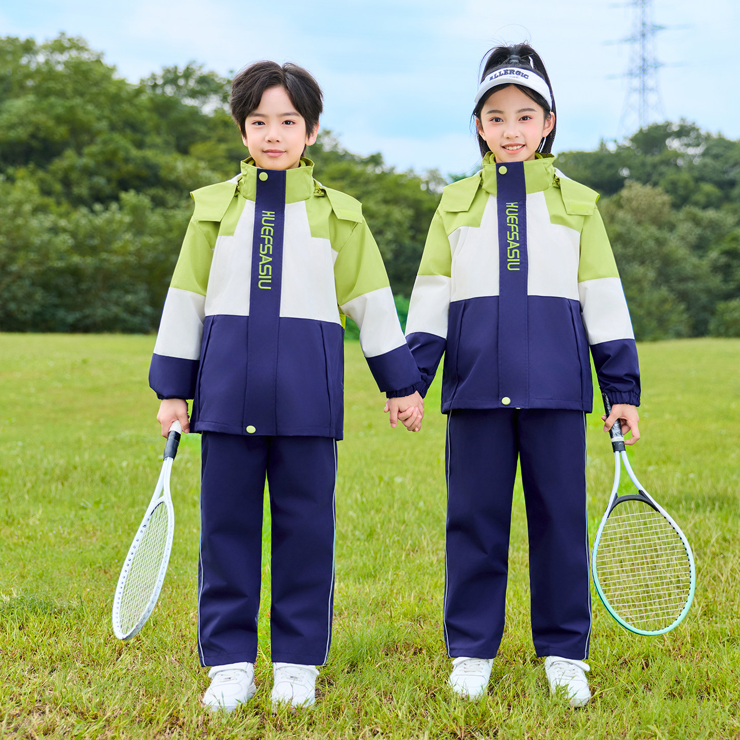 小学生校服班服新款冲锋衣演出服
