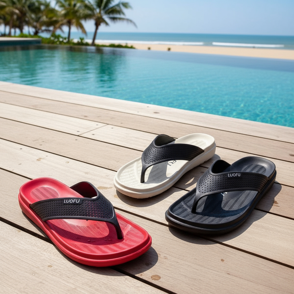 罗敷经典款人字拖防滑耐磨沙滩度假凉拖,流行男鞋,人字拖,淘宝优惠券,粉丝福利购,淘宝优惠卷