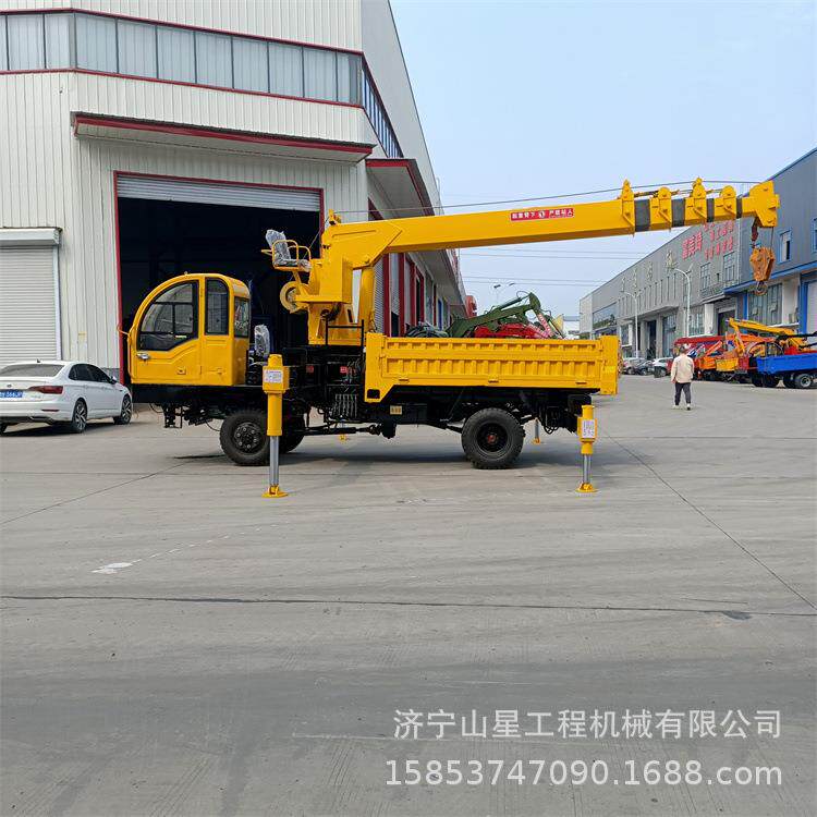 民房建筑四不橡随车吊升级款吊装运输四驱车自装自卸一机多用