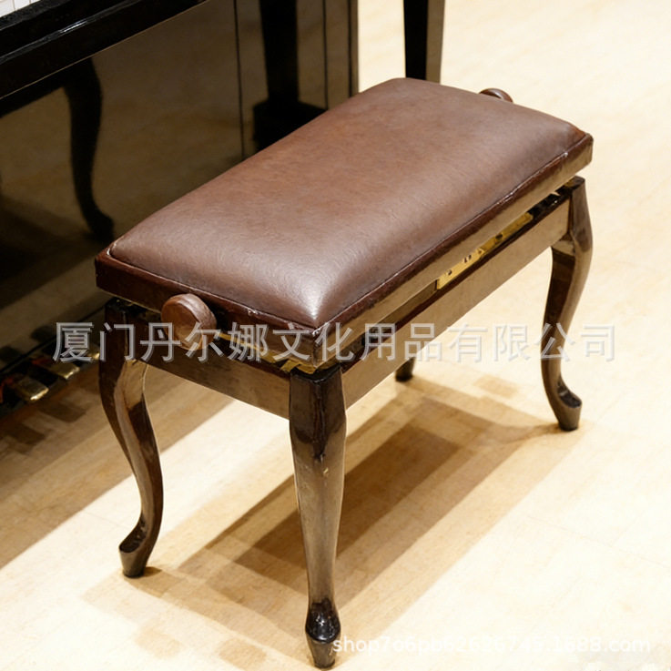 厂家钢琴凳实木弯腿单人琴凳电子琴电钢琴家用立式通用升降可调节