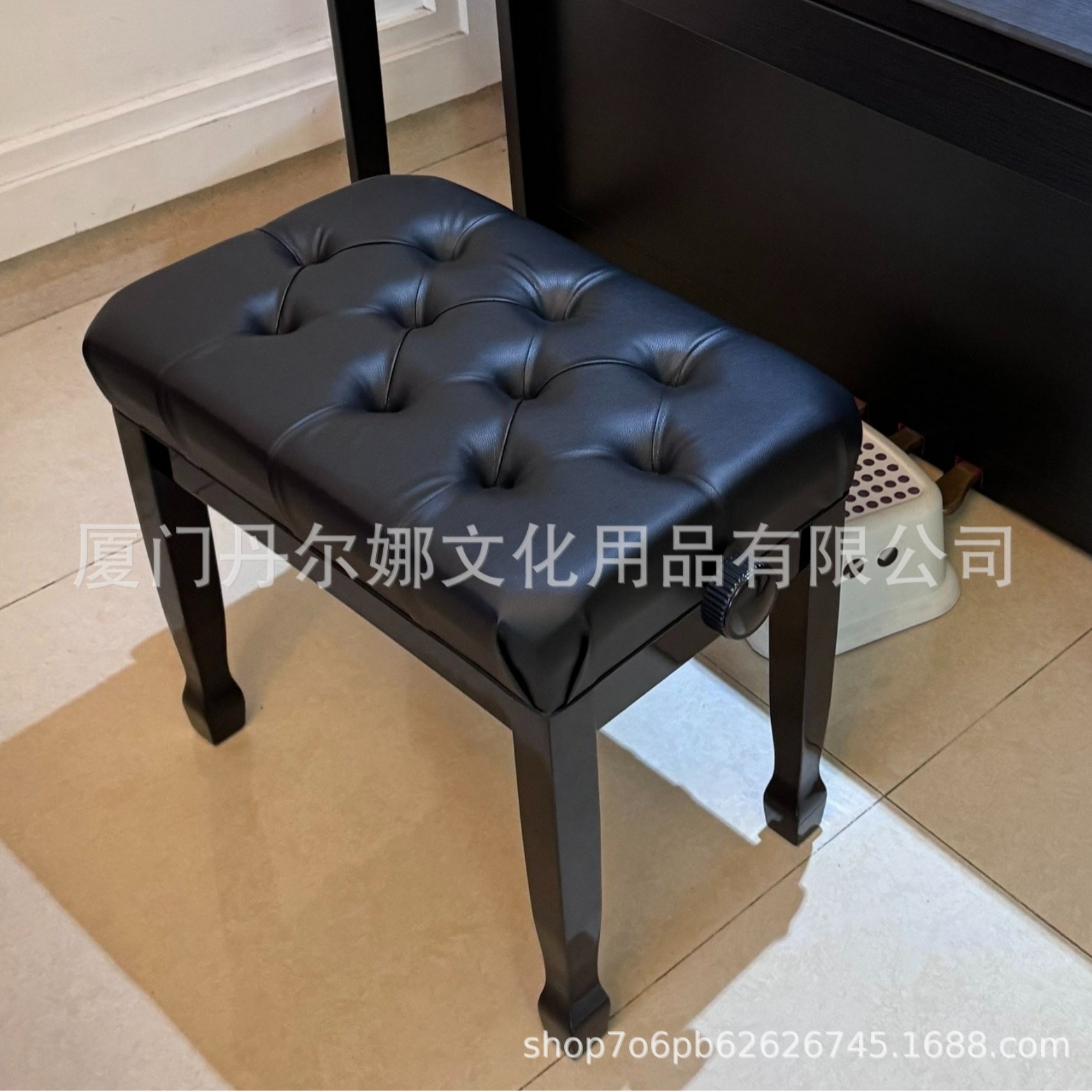钢琴凳实木单人可调升降琴凳古筝凳成人儿童通用可调节