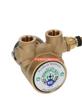 福力德Fluid-O-Tech PA104 PO104 半自动咖啡机水泵头咖啡机配件