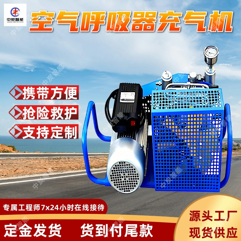 WG32-100空气呼吸器充气机 可供呼吸用气矿用空气呼吸器充气机