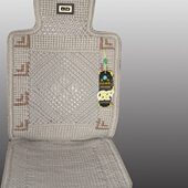 冰峰纯手编亚麻汽车座垫