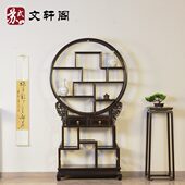 红木家具紫光檀博古架实木中式 多宝阁仿古隔断古董架置物架陈列柜