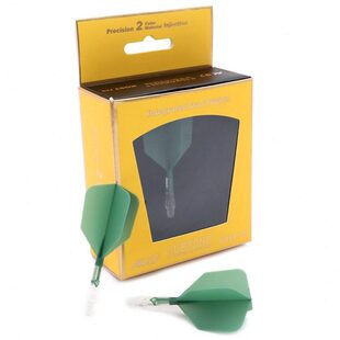 CUESOUL/Q獣ROST T19飞镖尾翼绿色镖叶耐用配件大方翼一体尾标翼