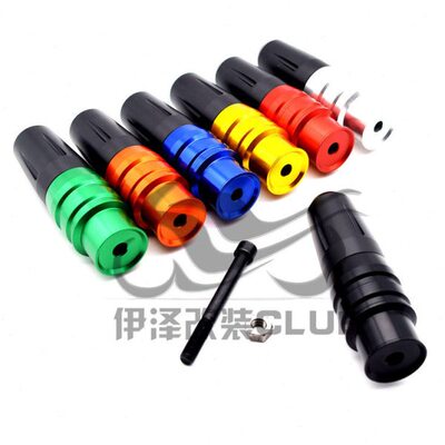 适用 GSX-250R GSX250 GW250 改装排气管防摔胶 保护球防摔棒配件